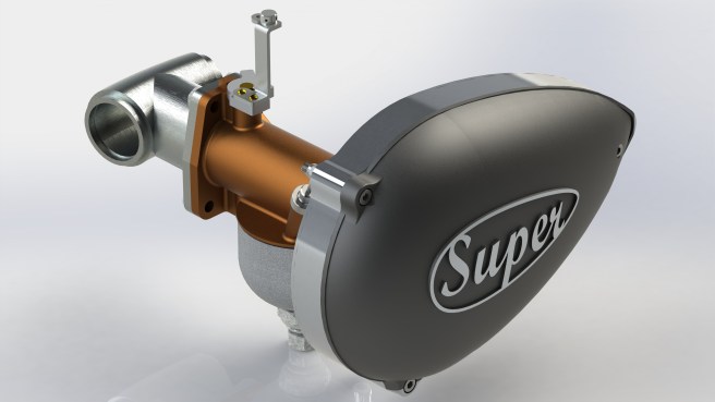 Bespoke air cleaner housing for a motorcycle